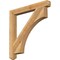 Ekena Millwork Westlake Craftsman Rough Sawn Bracket, Western Red Cedar, 4"W x 38"D x 38"H BKT04X38X38WTL04RWR - alternate 1